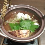 Asuka Sou - 土瓶蒸しの中には、松茸、鱧、白木茸、三つ葉、酢橋〜松茸と鱧に心が踊る〜日本酒が合うね❗❤
