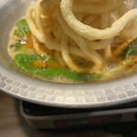 Hakata Mizutaki Aun - スープが煮立って来た