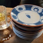 宇ち多゛ - 飲食後(ウメはもちろん空けてから席を立ちました)