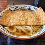 丸亀製麺 - 揚げは大きいがふっくら感は無し(((^^;)