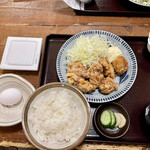 シンヨコ商店 - 信玄鶏の唐揚げ定食