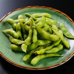 Edamame (cold/hot) / Shredded yam / Comes with one cucumber / Takowasa