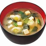 Miso soup/fried egg