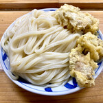 手打うどん はりや - かしわ天ざる(大)