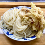 手打うどん はりや - いか天ざる(大)