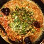 三国志 - 麻辣坦々麺大盛り（上方から）