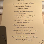 フォリオリーナ・デッラ・ポルタ・フォルトゥーナ - イタリア語のメニュー。頑張って訳してください