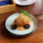 菜の詩 - カニクリコロッケ。ちょっとグラタンと印象かぶった