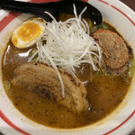 麺部屋 綱取物語 - 魚介エスニック 大辛レベル4