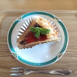 野田ファームカフェ - いちじくのチーズケーキ