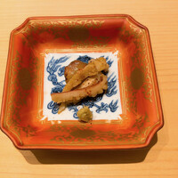 鮨 楽味 - 北寄貝の炙り