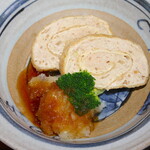 Kicchin Ha Torando - メインの豆腐ハンバーグ油揚げ巻き