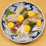 Oshokujidokoro Tsumugi - お刺身5種盛り