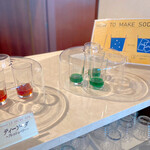 パティスリー＆ブーランジェリー ラ・パルム・ドール - 手作りソーダコーナーもいつの間にか出来ていました