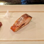 郷土料理ともん - 山女魚の山桜燻製