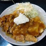 夢屋 - チキン南蛮・・・結構なボリューム。