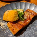 博多メシ 男厨 - ズッキーニと鰻のアンチョビバター