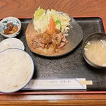 お食事処 おがわ - 焼肉定食 税込1250円