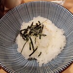 Yaki Ago Shio Ramen Takahashi - お茶漬け用白飯