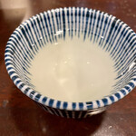 そば処元屋 - ちょい呑み日本酒(木曽の酒 七笑)@200円(イベントメニュー)