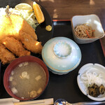 Kirin tei - ランチのフライ盛り定食