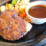 グリル＆カレー　カキヤス - 松阪牛入りハンバーグ