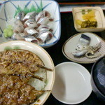 金沢食堂 - 鰯刺身　鰯天丼