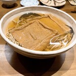 手打ちそば やっ古 - きつねそば