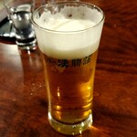 湯元 湧駒荘 - 生ビール(サッポロクラシック)