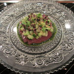 初カツオのマリネ