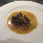 横浜うかい亭 - 鮑の岩塩蒸し完成！