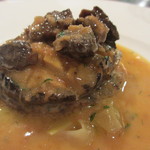 横浜うかい亭 - 鮑の岩塩蒸しアップ