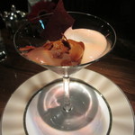 横浜うかい亭 - ホワイト、ミルク、ビターチョコレートのパフェ