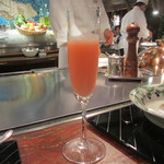 横浜うかい亭 - 桃のノンアルコールカクテル