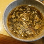 つけ汁です。いかにもあっさりな外見です