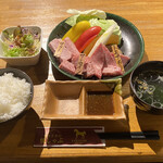 やまさきの焼肉 - 上焼肉定食　3,550円