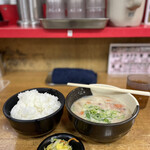 十八番 - かす汁定食@420円