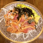 こまつ - 鴨タタキアボガドサラダ1,000円