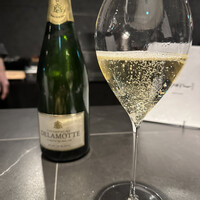 串揚げPyon - まずはシャンパン！