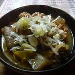 居酒屋 げんき - げんきセットのモツ煮