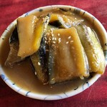 プーポ - プーポ　小鉢の茄子の甘い味噌の煮物