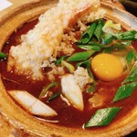 Makotoya - 全部入り味噌煮込み　
                        玉子、かしわ、海老、椎茸、蒲鉾