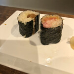 麹町いづみや しろ - かんぴょう巻き、トロタク巻き