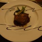 ラ・レゾナンス - イベリコ豚のコンフィレンズ豆添え、バルサミコソース