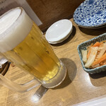 和琉酒菜 藍 - オリオンビールとお通し