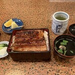 Aikawaya - 鰻重特上　2500円　ご飯大盛り