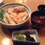 とり松 - どろ海老天丼（全体）