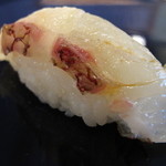 越乃 - 鯛の昆布〆