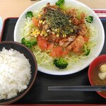 Tonkatsu Katsu Mi Yamagata Minami Date Ten - から揚げサラダ定食(昼限定)