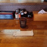 拉麺 えぼし - 私が使ったカウンター席✨